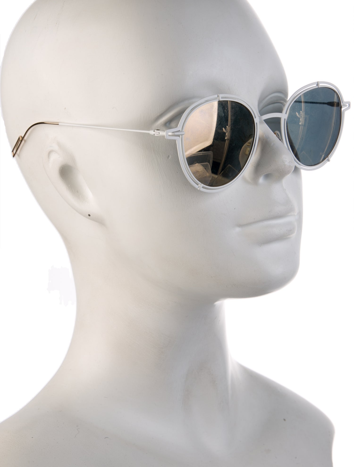 Christian Dior Round Mirrored Sunglasses